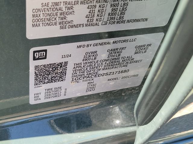 2025 Chevrolet Silverado 1500 LT