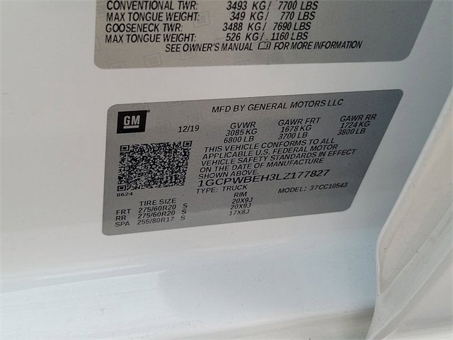 2020 Chevrolet Silverado 1500 Custom