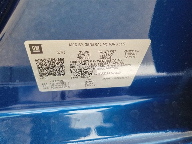 2018 Chevrolet Silverado 1500 LT