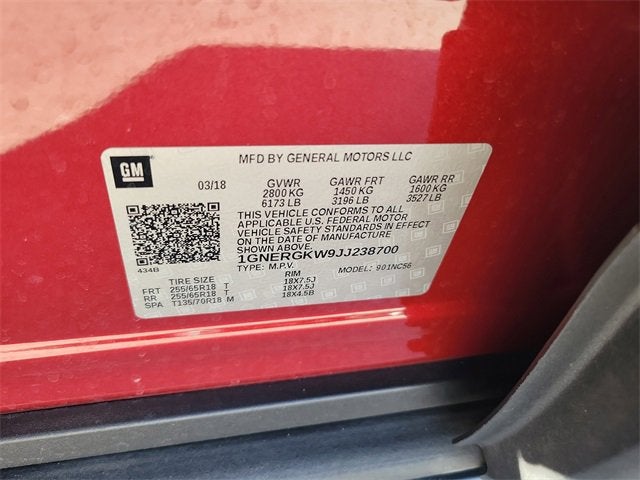 2018 Chevrolet Traverse LT Cloth