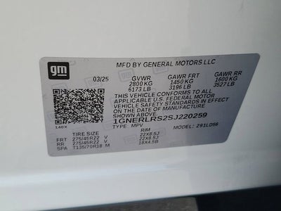 2025 Chevrolet Traverse RS