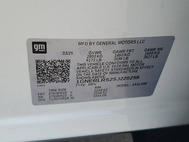 2025 Chevrolet Traverse RS