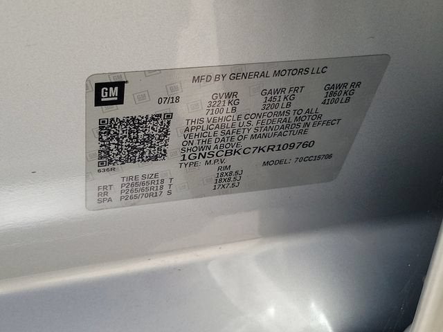 2019 Chevrolet Tahoe LT