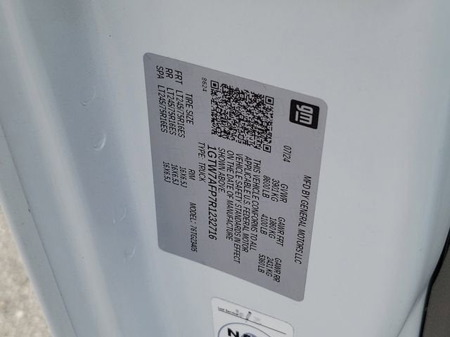 2024 GMC Savana Cargo 2500 Work Van