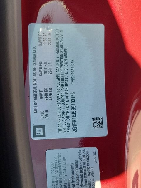 2011 Chevrolet Camaro 2SS