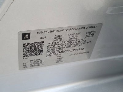 2019 Chevrolet Silverado LD Custom