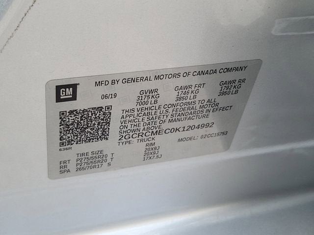 2019 Chevrolet Silverado LD Custom