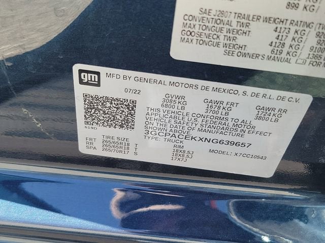 2022 Chevrolet Silverado 1500 LT