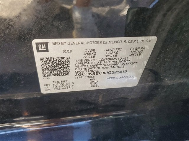 2018 Chevrolet Silverado 1500 LTZ