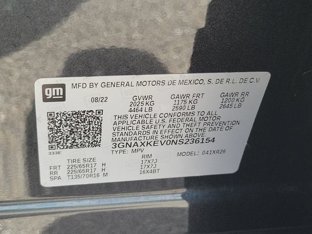 2022 Chevrolet Equinox LT