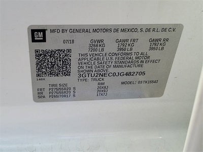 2018 GMC Sierra 1500 SLT