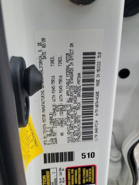 2020 Toyota Tacoma 2WD SR5