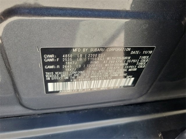 2019 Subaru Outback Limited