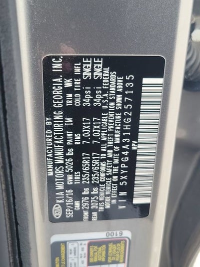 2017 Kia Sorento LX