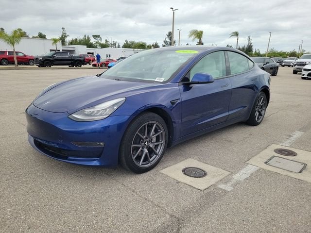 Used 2021 Tesla Model 3 Base with VIN 5YJ3E1EB5MF852687 for sale in Cape Coral, FL