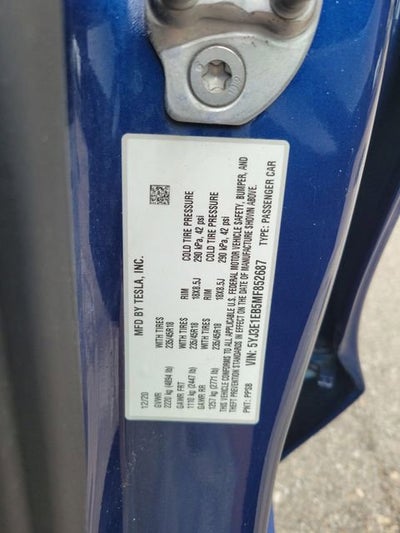 2021 Tesla Model 3 Long Range