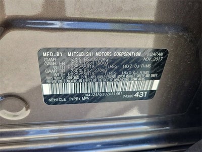 2018 Mitsubishi Outlander PHEV SEL