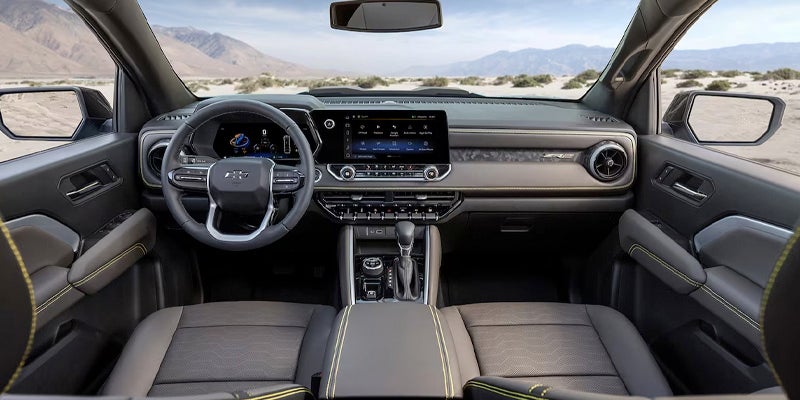 Interior view of the 2025 Chevrolet Colorado
