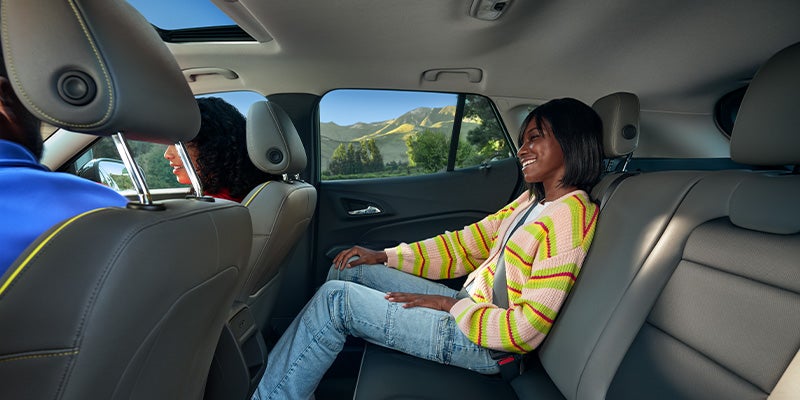 Comfortable Second Row Seating Inside the Chevy 2025 Trax