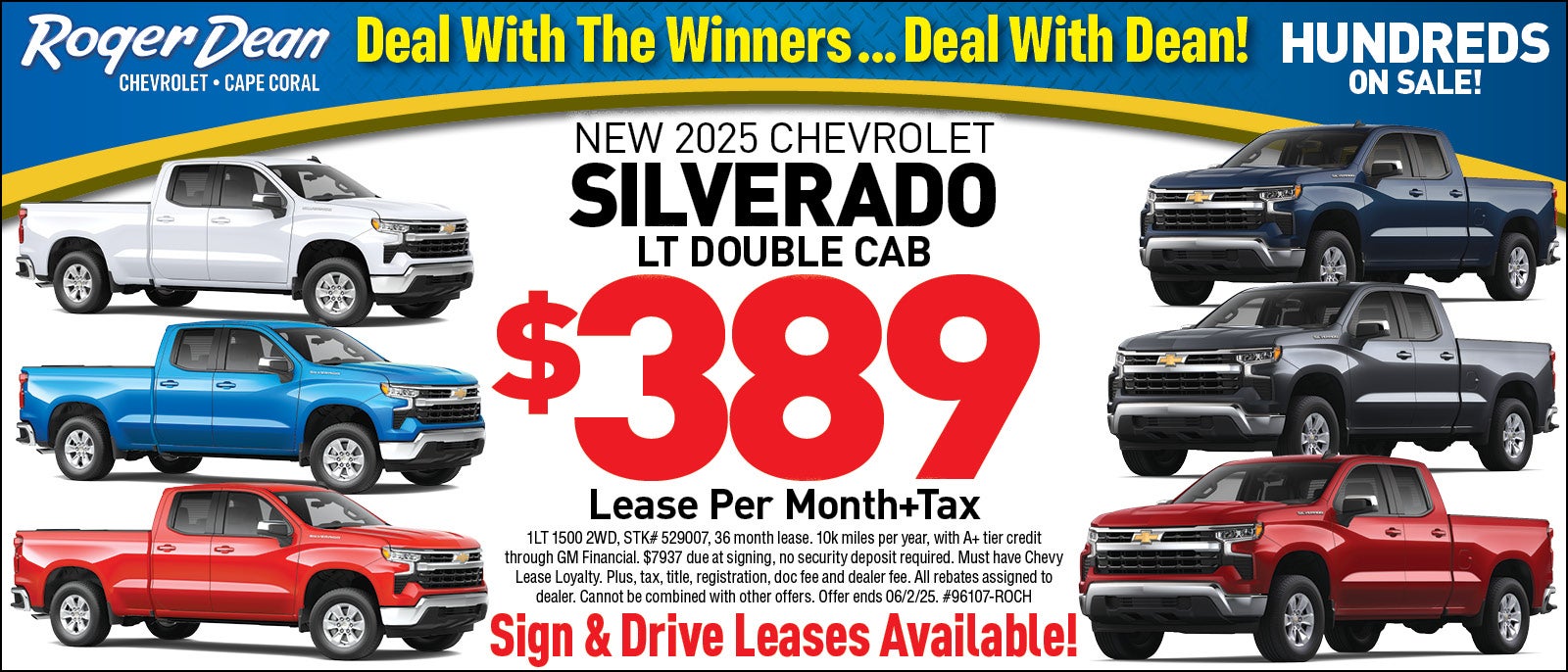 Silverado $389 Lease 