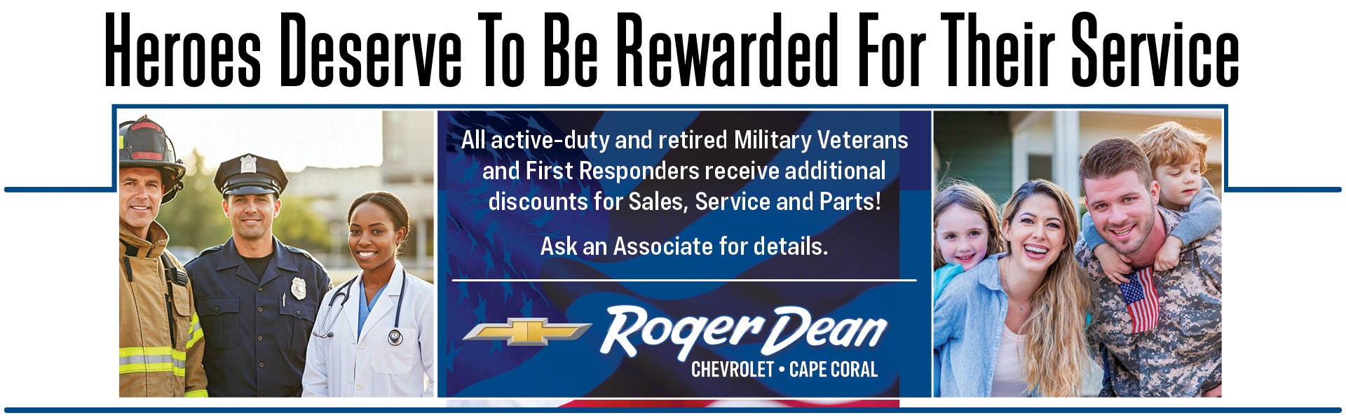 Heros deserve to be rewarded for their service