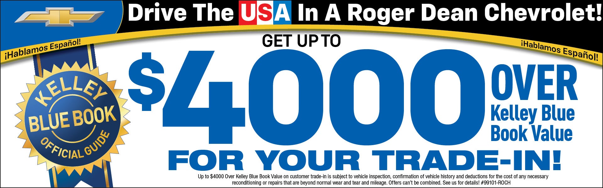 $4000 0VER Kelley Blue Book Value