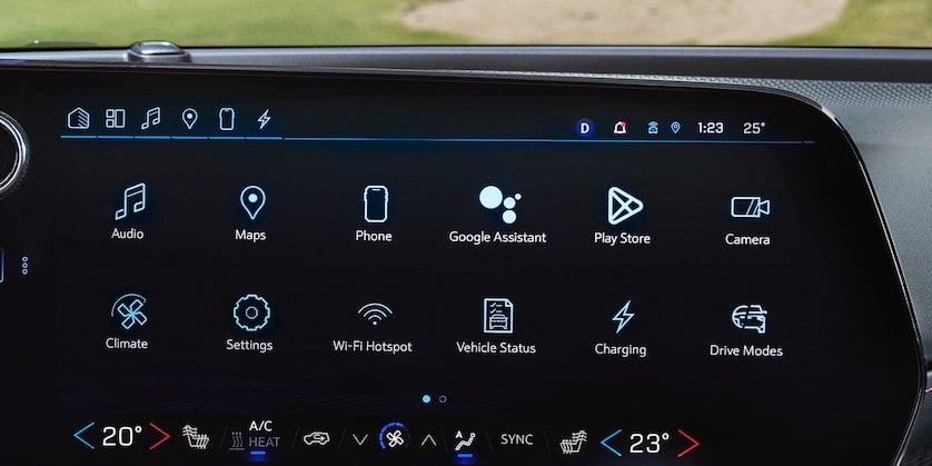Blazer EV Driver Information Center