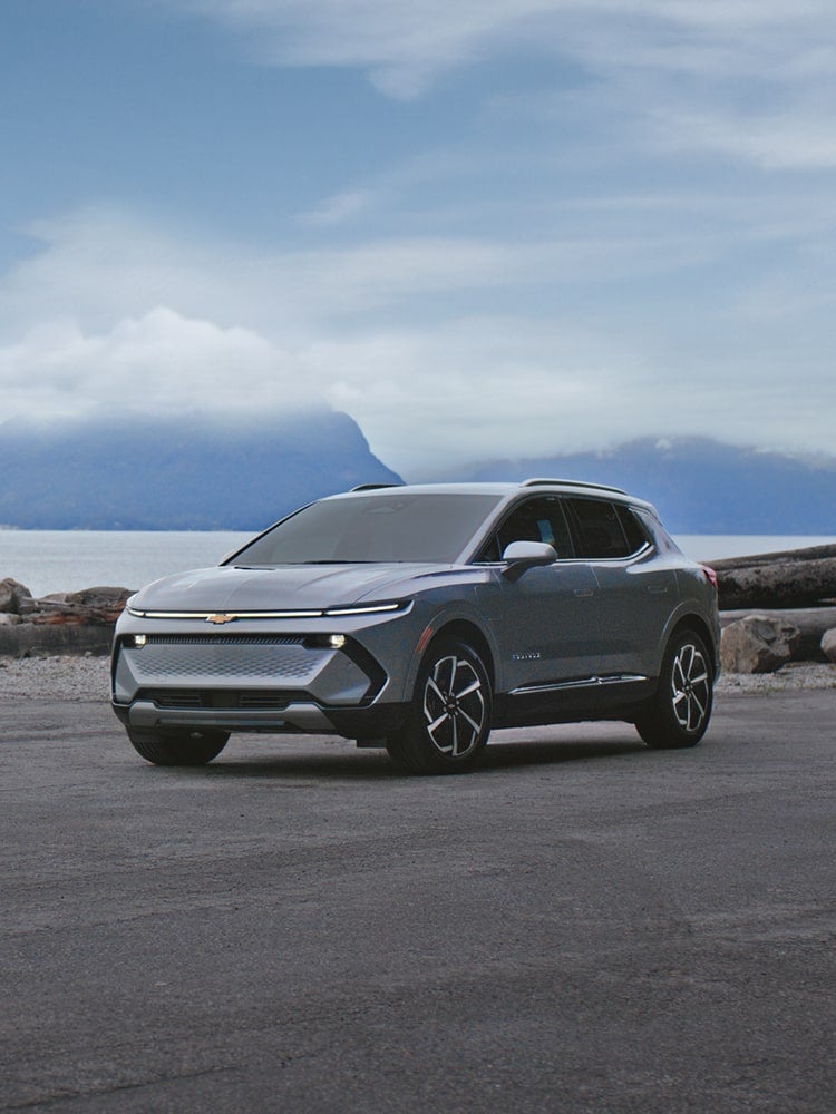 A View of the 2024 Chevrolet Equinox EV Parked at the Beach