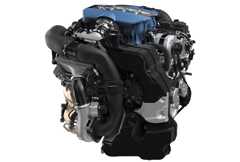 ZR1's twin turbocharged engine