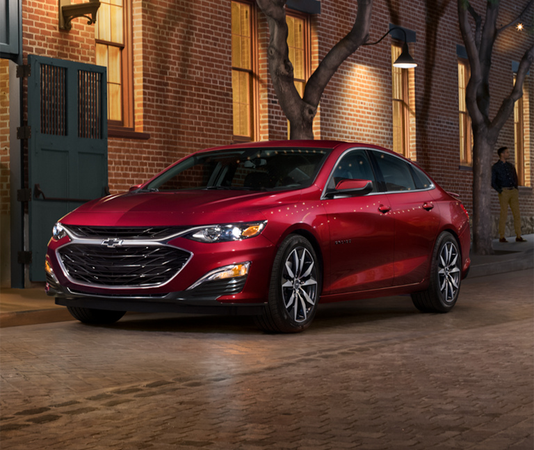 2025 Chevy Malibu Parked on the Street