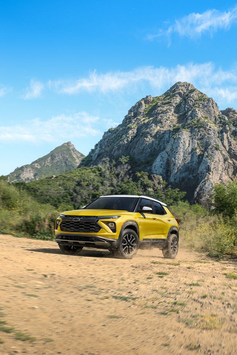 A View of the 2025 Chevrolet Trailblazer Driving Off-Road