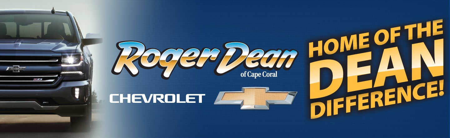Roger Dean Chevrolet Cape Coral home of the dean difference graphic
