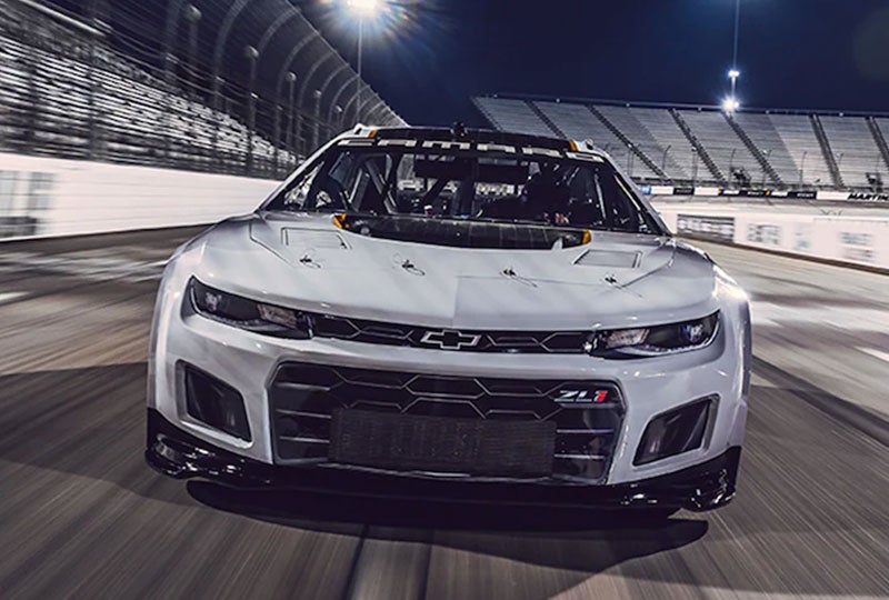 nascar race headon photo